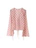 Ropa Nueva para Mujer de Exportación al por Mayor de Aliexpress Traje de Camisa de Tul Estampada + Falda Larga Estampada
