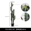 Planta Verde de Cactus Simulada en Maceta Planta Suculenta Tropical Combinación de Paisaje de Cactus Ventana de B&B Café