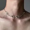 Nuevo collar metálico irregular de moda europea y americana para hombre, cadena de clavícula de aleación moderna, accesorios transfronterizos para hombre