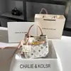 Bolsa Cubo Bordada Colorida de Nicho para Dropshipping 2026 Nuevo Estilo de Verano Bolso de Mano de Alta Gama Al por Mayor