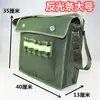 Bolsa de Herramientas de Lona Engrosada Reparación de Ferretería Electricista Gran Capacidad Resistente al Desgaste Bolsillos Blancos Compartimentos Protección Laboral Bolsa de Almacenamiento para Obra