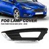 Adecuado para Ford Focus Mk3 Años 15-18 Cubierta Cromada para Luz Antiniebla Delantera Marco Decorativo para Luz Antiniebla