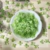 Al por mayor 12 mm pétalos de osmanthus glaseados trébol de cuatro hojas flores de cuatro pétalos material para soporte de pasador de pelo antiguo hecho a mano para bricolaje