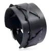 Joias Mais Vendidas Transfronteiriças, Nova Moda Europeia e Americana Pulseira Masculina de Couro Retrô, Pulseira Larga de Couro Personalizada para Motociclismo