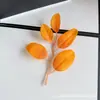 Folhas Simuladas com Cores Ricas, Novas Folhas de Bordo para Fotografia, Adereços de Decoração para Casamentos ao Ar Livre, Artesanato Atacado de Folhas Artificiais