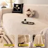 Funda de sofá chenilla de color sólido minimalista moderno, cojín de sofá premium antideslizante y resistente al desgaste para todas las estaciones, funda de sofá multipropósito