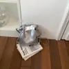 Bolsa Transversal com Cordão Plissada Feminina 2026 Nova Simples Versátil Bolsa da Sorte Bolsa Casual para o Dia a Dia Bolsa de Ombro Único Moda Nicho