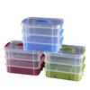 Caja de Almacenamiento Clasificada para Juguetes Portátiles y Artículos Varios, Lista de Fábrica, Bloques de Construcción Transparentes Lego, Caja de Almacenamiento Multicapa