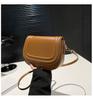 Bolso bandolera de hombro de PU de color sólido con textura alta, nuevo, transfronterizo, pequeño, cuadrado, sencillo, combinable con todo