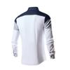 Camisa de manga larga con costuras casuales de moda para hombre, nueva primavera y verano 2024, camisa japonesa vintage a juego con colores