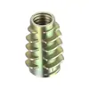 Porcas com Rosca Interna e Externa de Liga de Zinco M4M5M6M8M10 Zinco Galvanizado Hexagonal Trapezoidal Embutidas Porcas para Móveis