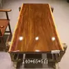 Mesa de Chá Okan de Madeira Maciça Placa Grande Estilo Chinês Mesa e Cadeira de Escritório para Chefe Combinação de Troncos