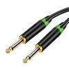 Cable de Audio Ts de 6.5mm Chapado en Oro Macho-Macho Cobre Libre de Oxígeno Cable de Audio para Instrumentos Electrónicos Cable para Guitarra Modelo Más Vendido