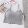 Explosiones de Verano Nuevo Hilo sin Costuras 646 Pecho Envolvente Espalda Hermosa Tirantes Ropa Interior para Niñas Chaleco Deportivo sin Tirantes para Mujer