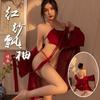 Lencería sexy Hanfu de talla grande, estilo antiguo, puro deseo, banda para el vientre, tentación, pasión, estilo nuevo palacio, traje clásico