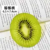 Marcadores de página de frutas criativos, suportes de página em acrílico para leitura, classificados, de alta qualidade, transparentes, marcadores de página requintados para presente de estudante
