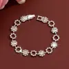 Pulseiras Populares para o Verão Femininas Pulseiras de Luxo, Pulseiras de Cristal e Diamante para Melhores Amigas, Luxo Leve, Pulseiras Modernas e Versáteis Atacado