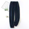 Pantalones de pijama de invierno para pareja, franela para hombre y mujer, pantalones cálidos, holgados, talla grande, pantalones para el hogar, pantalones para el hogar de forro polar de coral