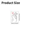 Shangyi SPZ-KG188 que gesto de corazón sala de estar dormitorio pegatinas de pared autoadhesivas decoración de interruptor fabricantes venta al por mayor pegatinas de interruptor