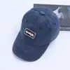 Gorra de béisbol para niños, nuevo estilo para exteriores para primavera y otoño, gorra de sol lavable, gorra de ala corta suave estilo vintage para mujer, gorra para niños