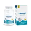 Las Cápsulas Blandas de Aceite de Pescado de Aguas Profundas Más Vendidas de Amazon Omega 3 DHA, EPA para Personas de Mediana Edad y Mayores, Venta Directa de Fábrica