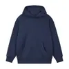 [Personalización Profesional] Sudadera Casual Gruesa con Capucha Suave Holgada de Color Sólido con Forro de Polar para Hombre Otoño/Invierno 2026