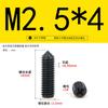 Acero Inoxidable 304 Zinc Negro Punta Ranura Cruz Tornillo de Máquina M2-M6 Extremo Cónico Tope Tornillo de Fijación Superior