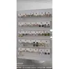 Estante para Joyas Vivo Manual Eléctrico Automático Giratorio Pendiente de Oreja Colgante de Oreja Estante de Exhibición Acrílico Estilo Girly Qimaitaibao