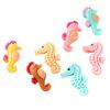 Cavalo-marinho pequeno de resina fofo simulação vida marinha acessórios de brinquedo diy acessórios para slime lama de cristal