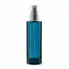 Botella de vidrio beige de hombro plano, botella de spray vacía de 100 ml, botella de loción de agua de esencia, en stock para venta al por mayor, entrega rápida de muestras