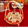 Decoración de Luna Llena Accesorios para Fotos Suministros para Ceremonia de los Cien Días del Bebé Sobre Rojo para Bebé en Casa Alfombra para Banquete de los Cien Días