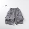 Calças Cargo Estilo Outdoor para Meninos e Meninas 2026 Verão Novas Calças Cropped Infantis Roupas Casuais Infantis Japonesas