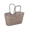 Material Macio Cesta Portátil Cesta Plástica para Compras de Supermercado Cesta de Piquenique Cesta para Compras de Frutas e Verduras Cesta de Lavanderia Doméstica Cesta de Banho Tamanho Grande