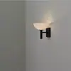 Luminária de parede para cabeceira de quarto de mármore transfronteiriça, luminária de parede de designer criativo nórdico para sala de estar, escritório de vendas, saguão, hotel