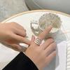 Anillo Exclusivo Transfronterizo de Amazon con Calados Tendencia de Alta Moda Joyería Fina al por Mayor en Europa y América
