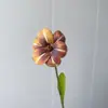 Flores Artificiais de Tulipa para Casamento Atacado Transfronteiriço Tulipa Aberta Ramo Único Decoração Enfeites de Casamento Flores Artificiais
