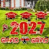 Amazon Transfronterizo 2027 Temporada de Graduación Cartel de Estaca para Jardín, Diseño Personalizado, Cartel de Graduación Personalizado