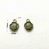 Pendente Europeu e Americano Antigo de Bronze em Forma de Flor Botão de Flor Liga de Zinco Pulseira DIY Colar Acessórios de Joias Atacado