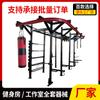 Rack de entrenamiento integral, rack de riel para saco de arena, fábrica de rack voladizo, móvil, rack de riel para saco de arena, rack de almacenamiento para saco de arena de boxeo colgante