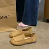 Mocassins Retrô para Mulheres, Novo Estilo Outono, Slip-On com Solado Macio, Leves e Confortáveis para Mamãe