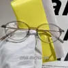 Óculos Nerd de Armação Preta Podem Ser Personalizados com Prescrição, Estilo Coreano High-End Pequeno Oval Estilo Zhao Lusi Armação Simples