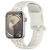 Correa para Apple Watch con estampado de leopardo de color liso y 8 hebillas, correa deportiva de silicona para Apple Watch