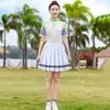 Traje de Uniforme para Estudiante de Preparatoria, Estilo Universitario Uniforme de Clase para Foto de Graduación de Estudiante de Secundaria, Ropa para Ceremonia de Apertura de Reunión Deportiva de Verano Nuevo Estilo