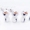 Cuentas de madera blancas impresas de 20 mm, cuentas de madera de colores con diseño de muñeco de nieve navideño, cuentas de madera para decoración navideña del hogar.
