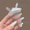 Pinza de Posicionamiento Sin Costuras Mismo Estilo de Lusi, Pinza de Pato para Flequillo, Pasador con Dientes para Volumen Alto en la Coronilla, Pinza Voluminizadora para Raíz del Cabello, Accesorio para el Cabello