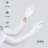 Mangas de protección solar de verano para mujer, estilo nuevo, guantes abiertos de seda de hielo para deportes al aire libre, anti-UV, frescos y transpirables