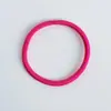 Al por mayor Transfronterizo Cuerda para el pelo de 4 mm de grosor Colorida Alta Elasticidad Sin Costuras Goma para el pelo Accesorios DIY para Adultos
