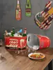 Balde de Gelo para Vinho Tinto Cerveja Bar KTV Balde de Gelo Doméstico de Piquenique Comercial Externo Balde de Armazenamento Grande Recipiente de Armazenamento