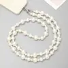 Joyería Zhuzui Nueva Cadena Cruzada de Perlas ABS Hecha a Mano con Cuentas Cadena para Teléfono Móvil Correa para Teléfono Móvil Cadena de Bolso de Hombro