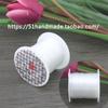 Accesorios decorativos de aleación con forma de flor de perla de imitación hechos a mano, accesorios para el cabello con estilo para bolsos hechos a mano.